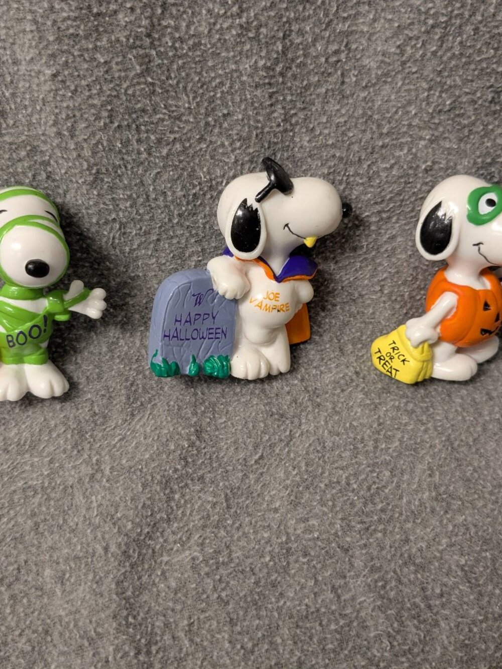 Set of Three Snoopy Halloween Figures